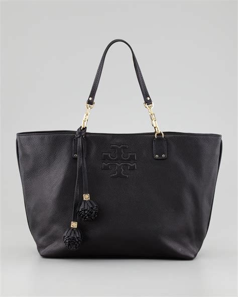 tory burch black large purse.